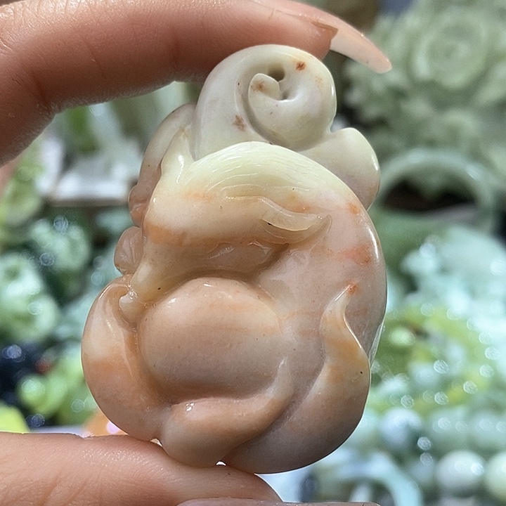 岫玉岫玉吊坠未镶嵌