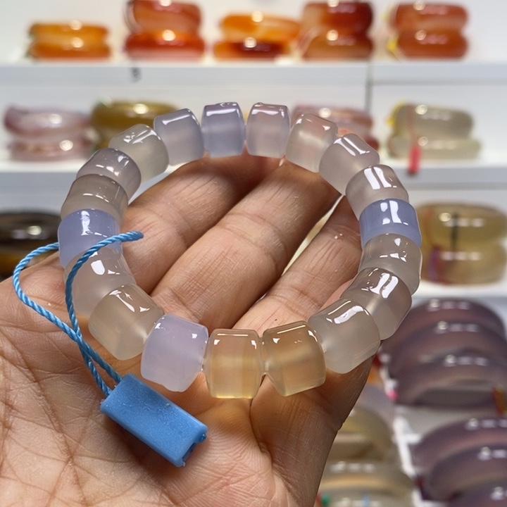 玛瑙/玉髓未镶嵌手链