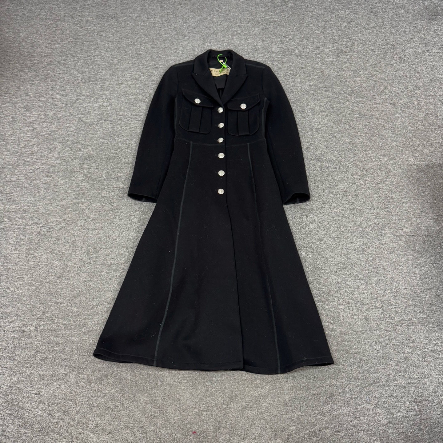 99新 AMIPARIS Burberry 长款大衣uk8