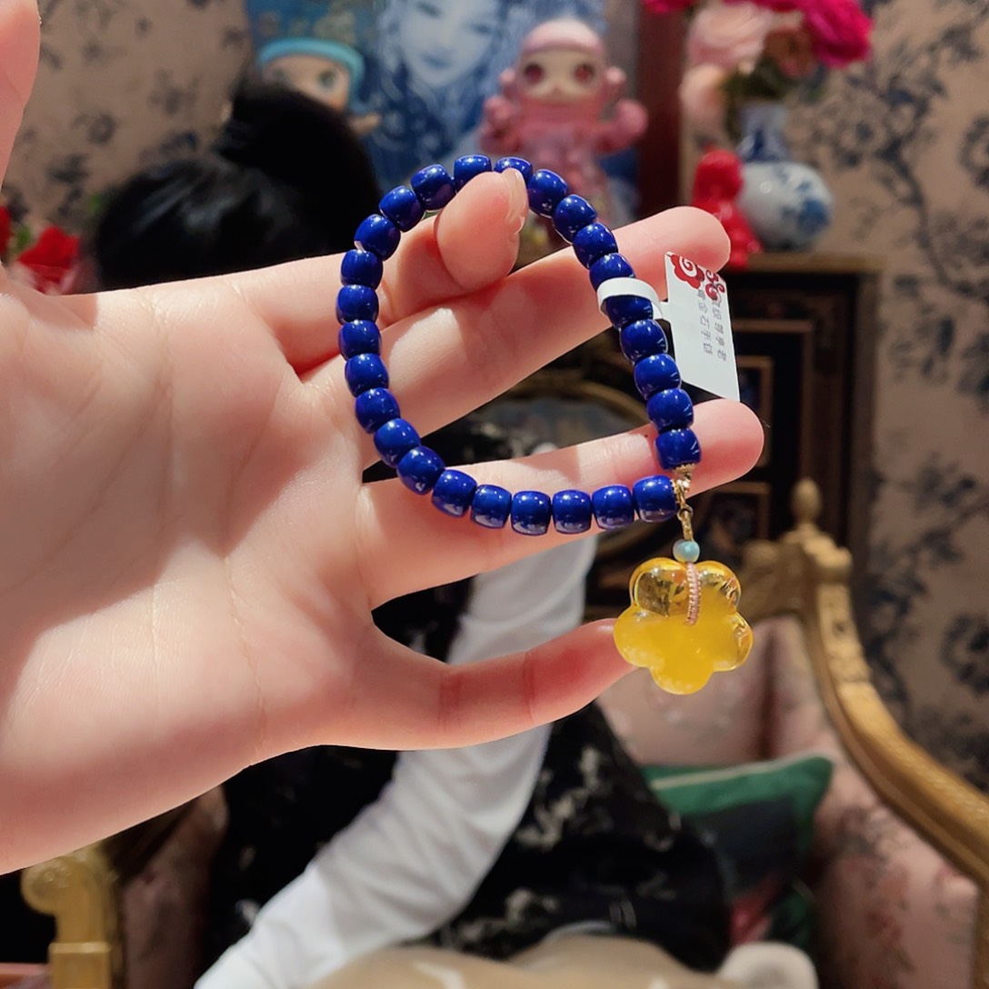 青金石手串未镶嵌