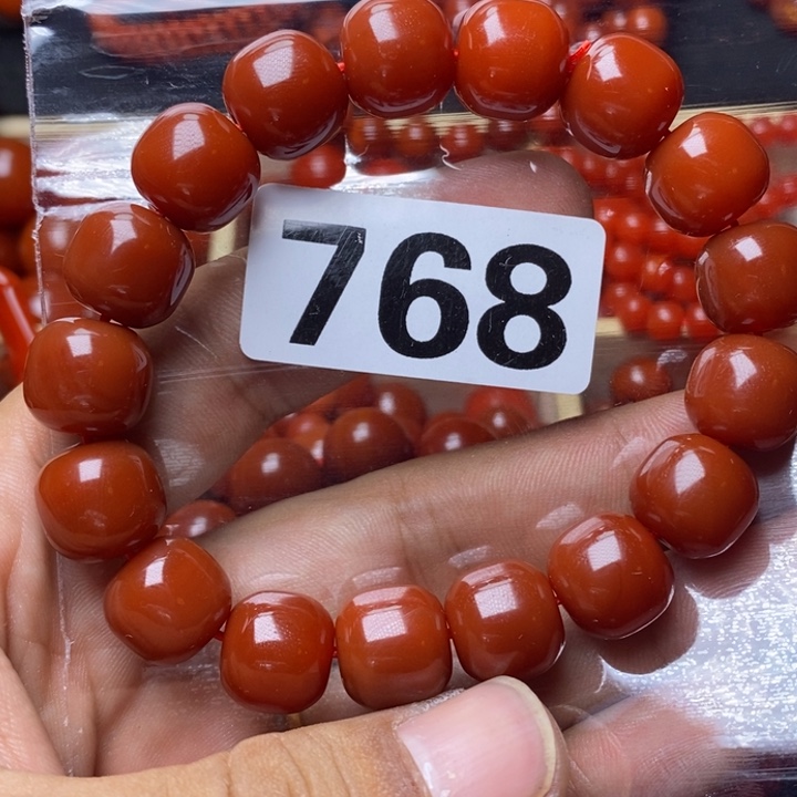 南红玛瑙手链未镶嵌W****n