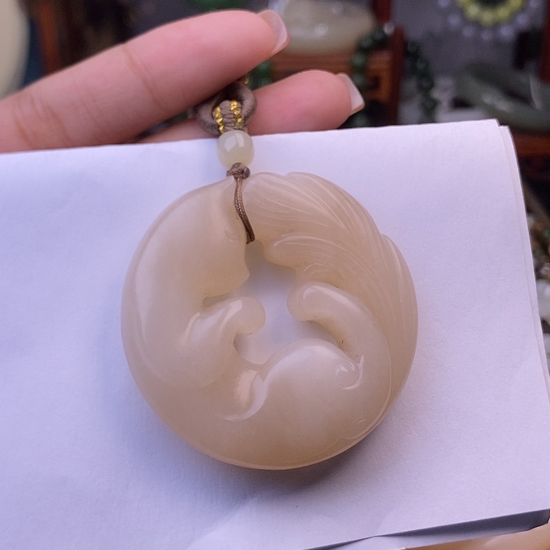 和田玉老矿料熟藕粉红粉凤九孤品未镶嵌