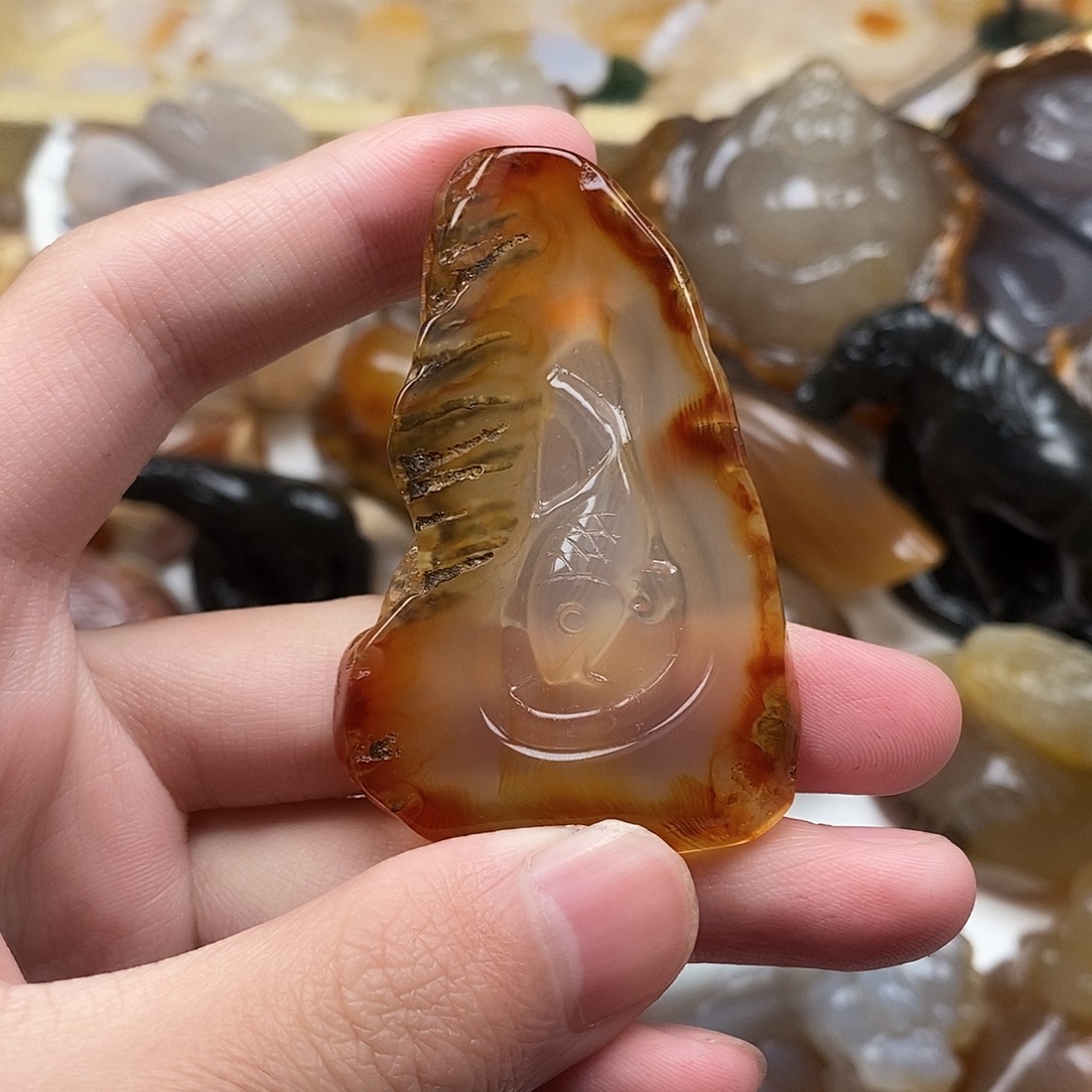玛瑙/玉髓未镶嵌颈饰