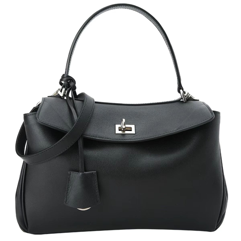 银扣中号-秋冬新款轻奢复古手提包经典腋下包百搭斜跨包5027