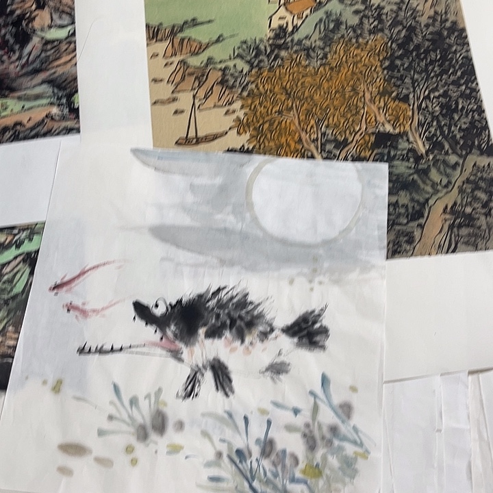 街***任姜奇老师花鸟作品