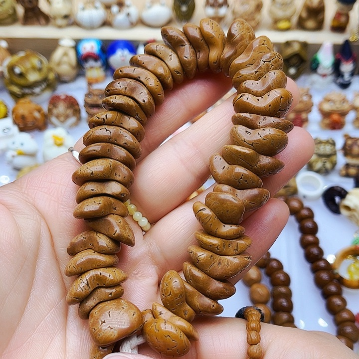 桃核手串手工打手链