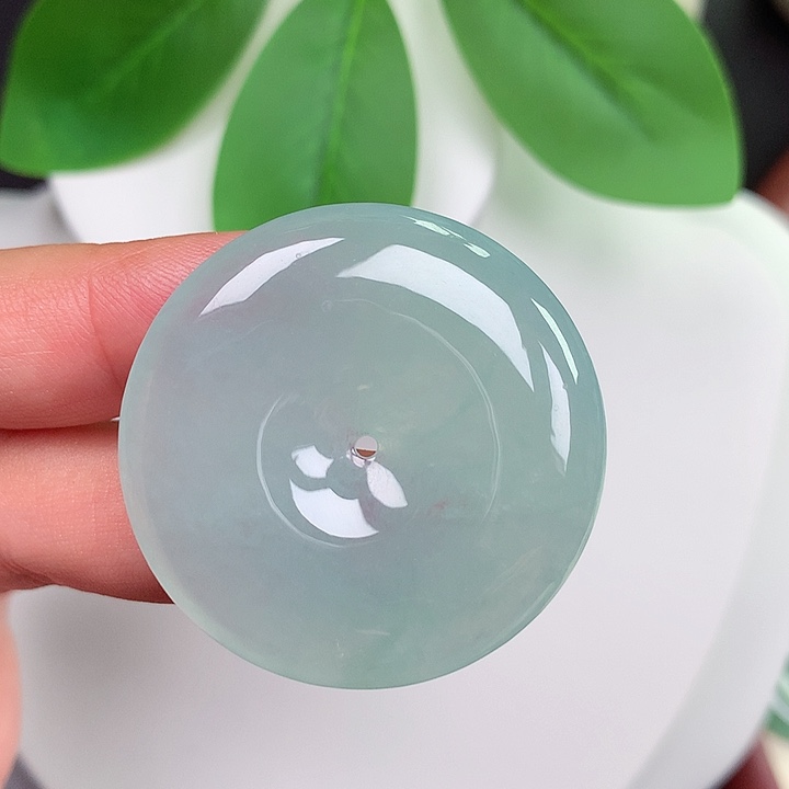 颈饰未镶嵌翡翠平安扣36x6.0mm