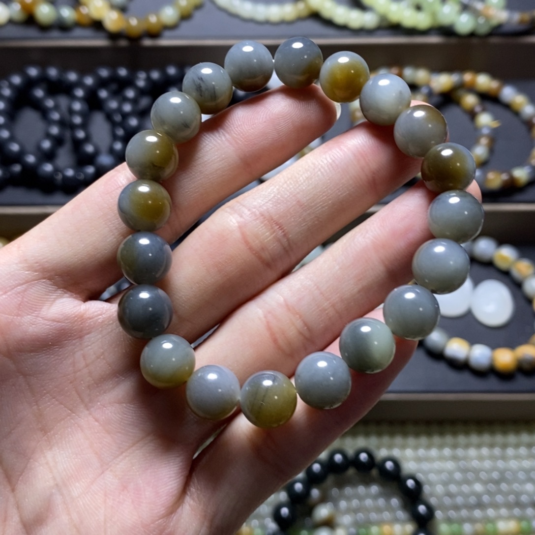 和田玉未镶嵌手链