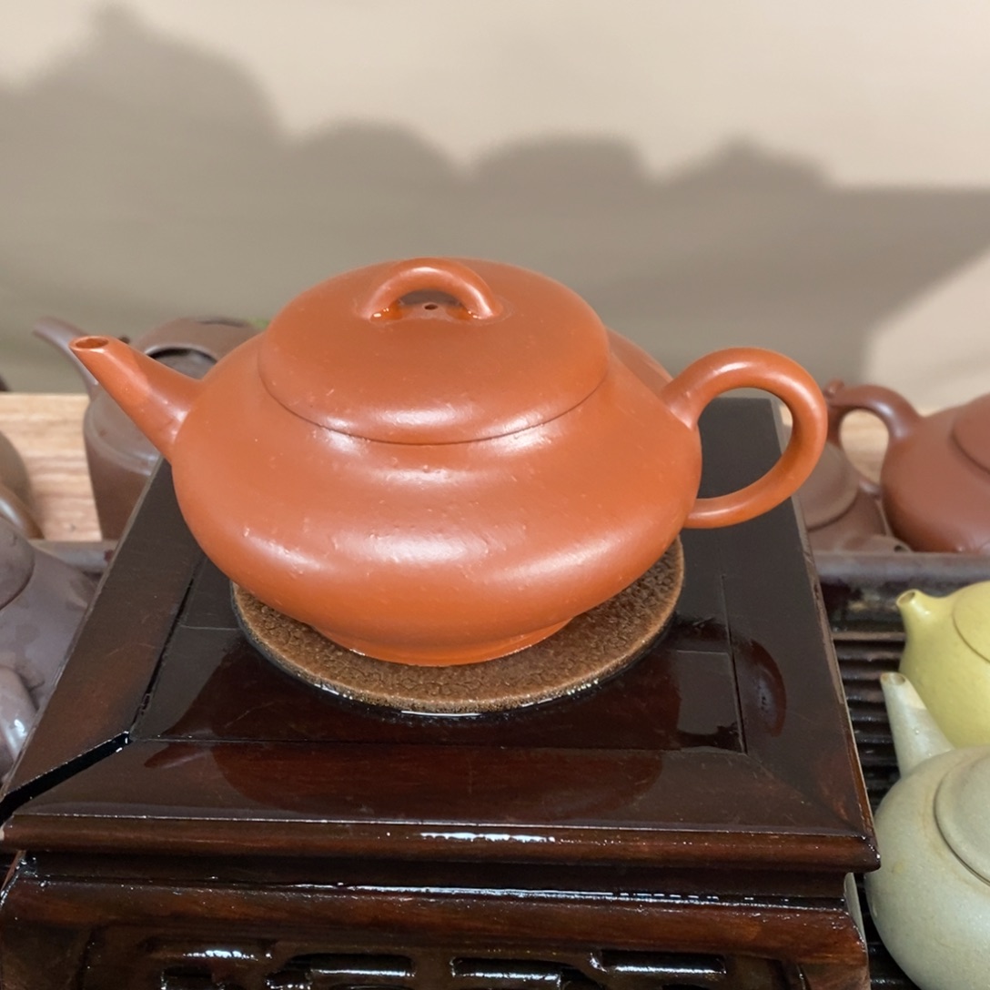 紫砂茶壶高端260cc朱泥大水平