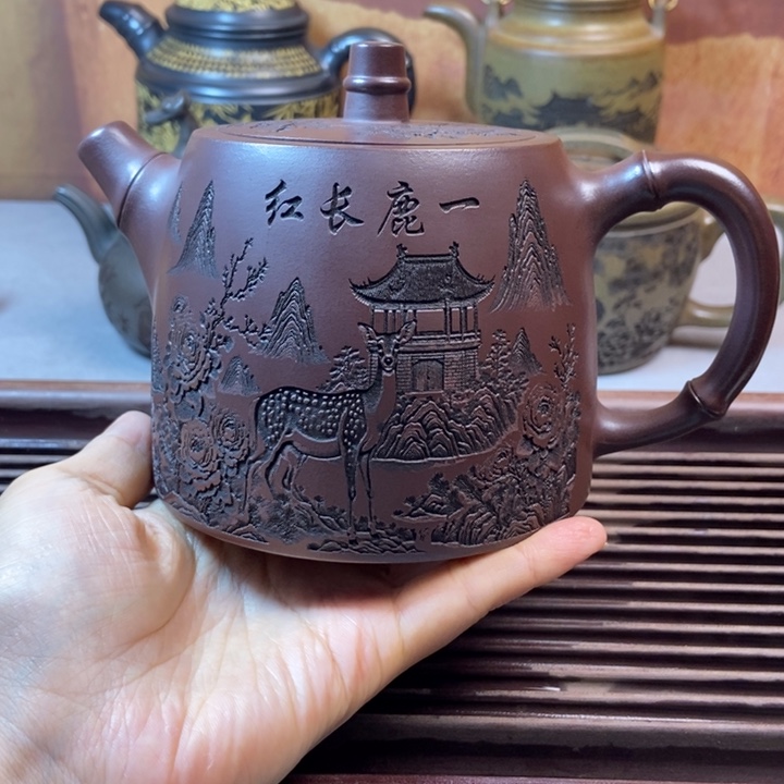 紫砂茶壶紫砂全手工定制