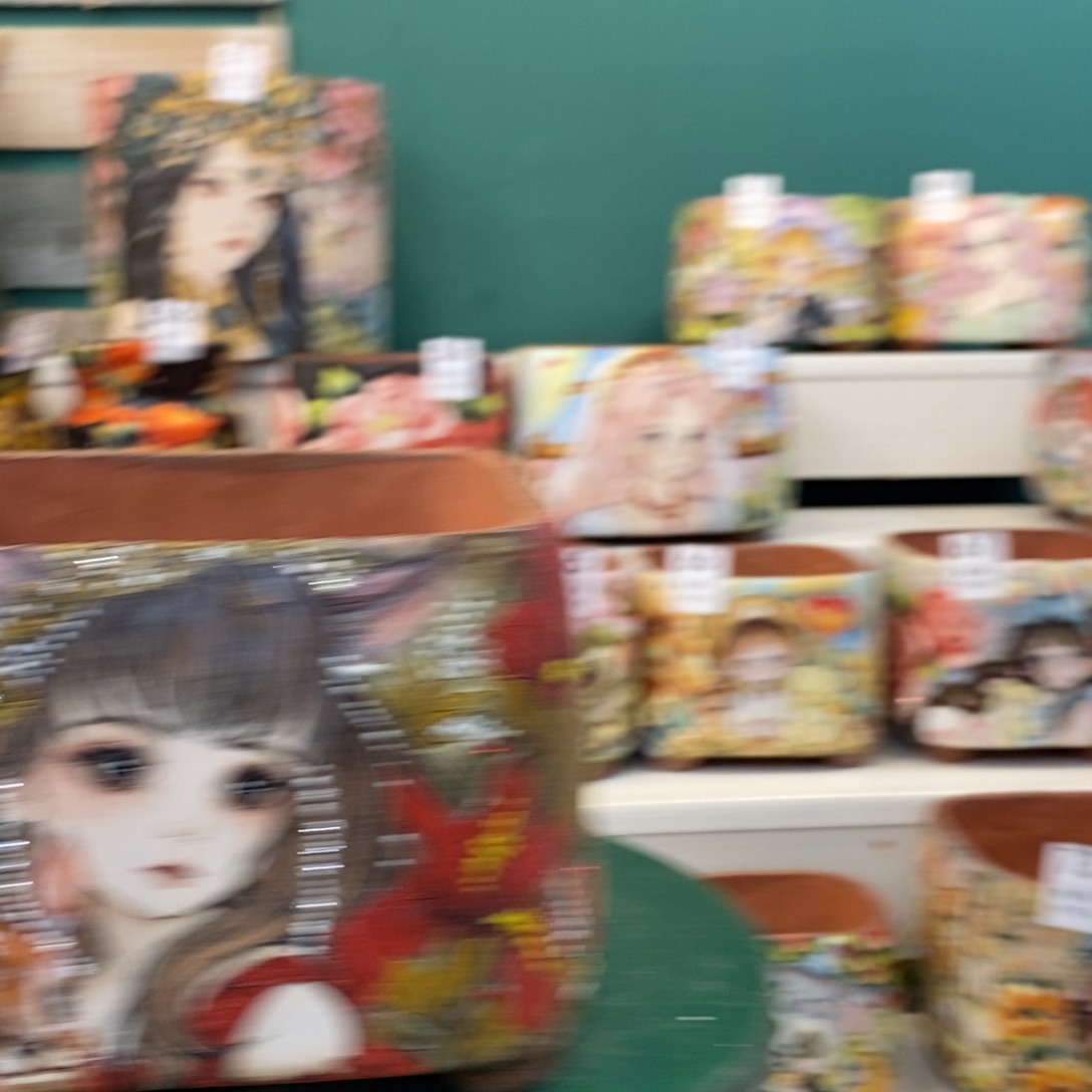 朱***朱萌多多手绘花盆的设计