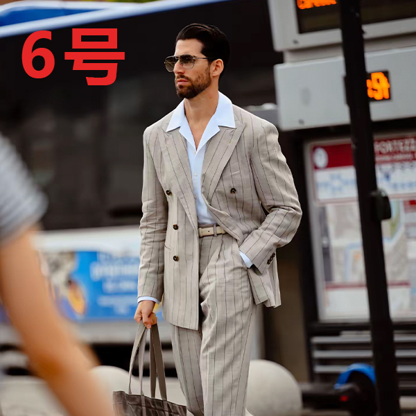 6号 秋季新款男装品质时尚休闲百搭男士直筒牛仔裤【5720】