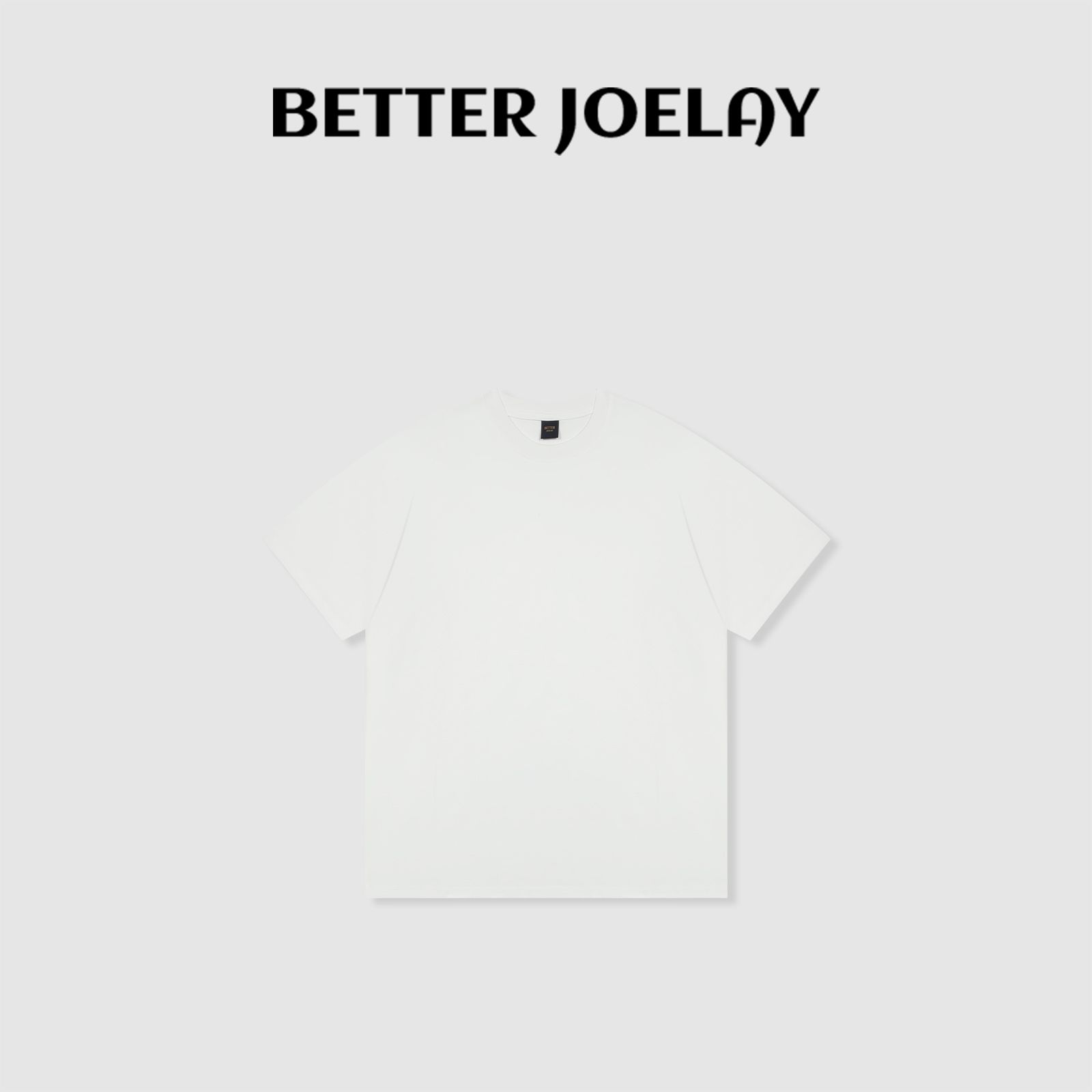 BETTER JOELAY-大版【山映月色】百搭纯色宽松T恤短袖休闲KH1072