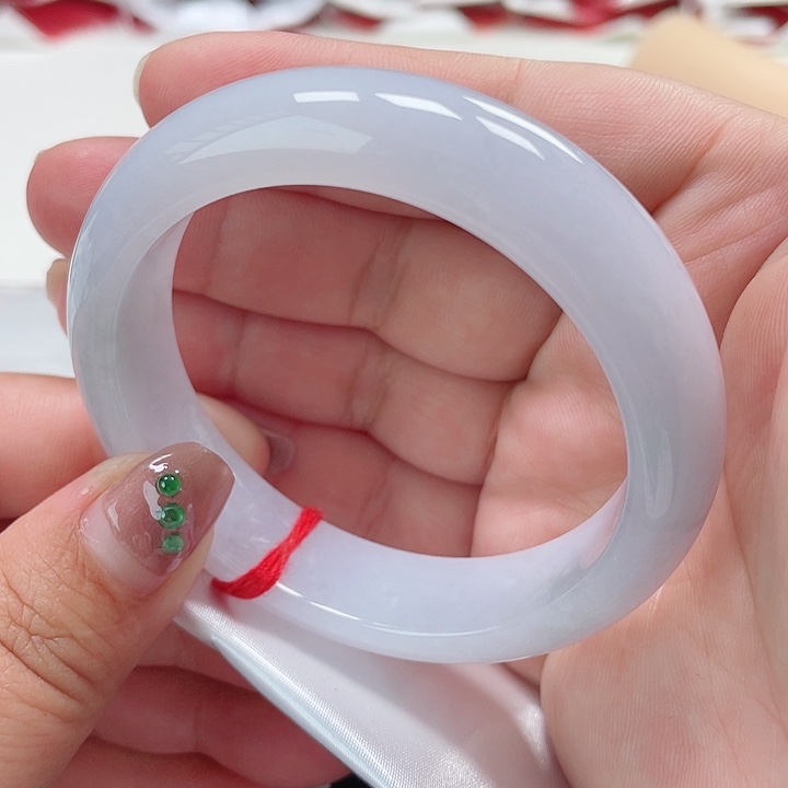 翡翠手镯未镶嵌缅甸翡翠手镯55圈