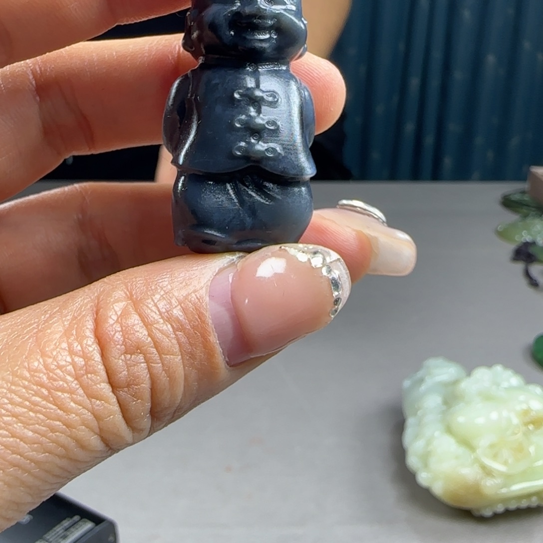 和田玉未镶嵌吊坠(不含链)