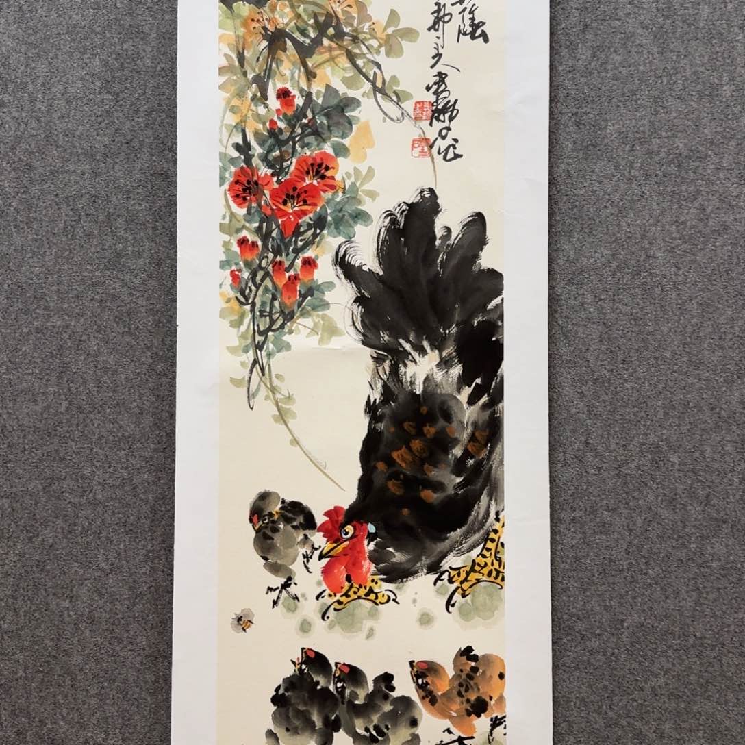 国画u****8zz娄鹏老师手绘作品