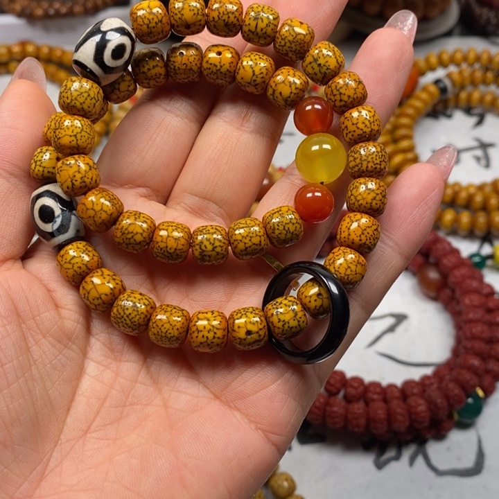 星月菩提吊坠老星月10