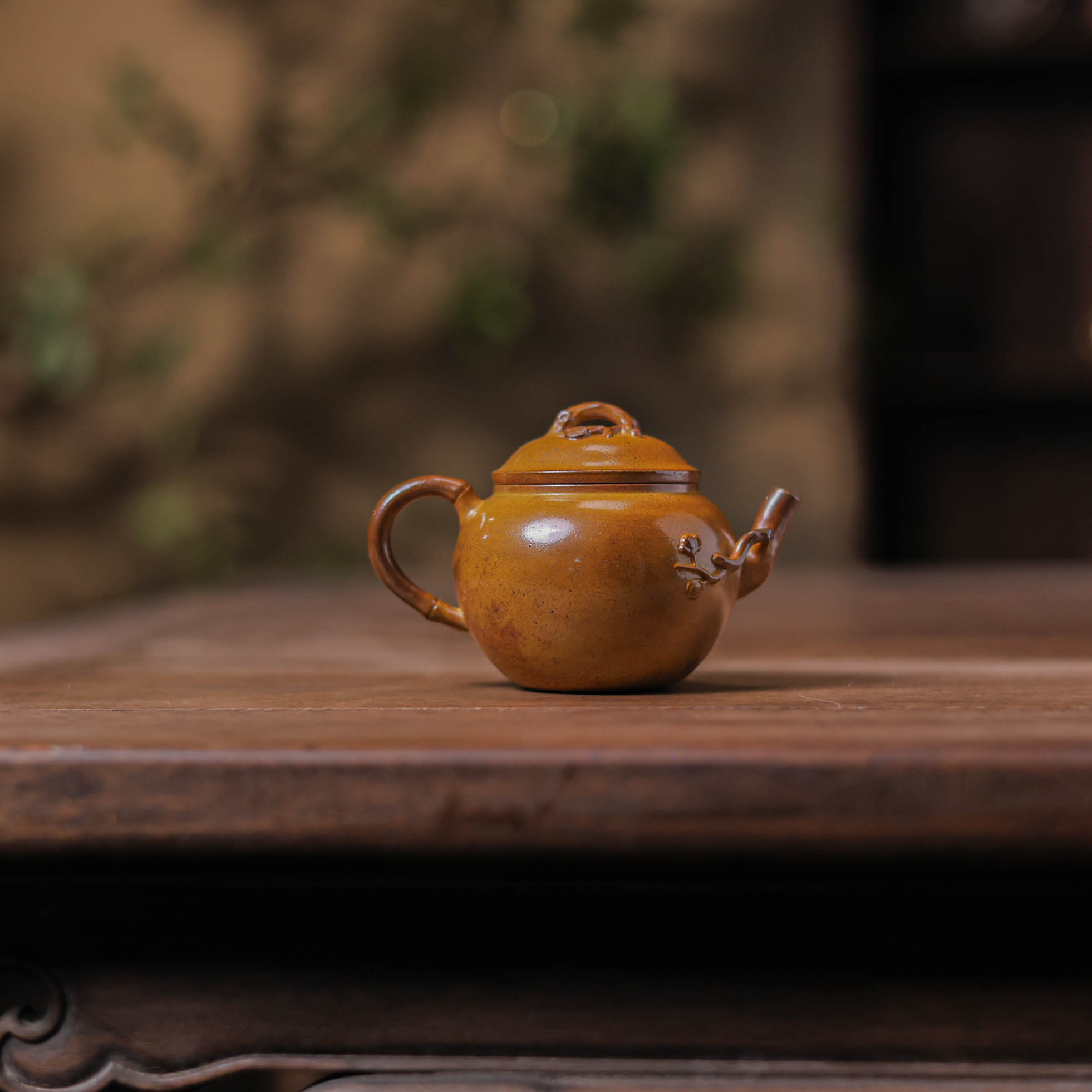 【见珊专属】岁寒三友-黄金段古斓烧-150cc（窑云S0409）