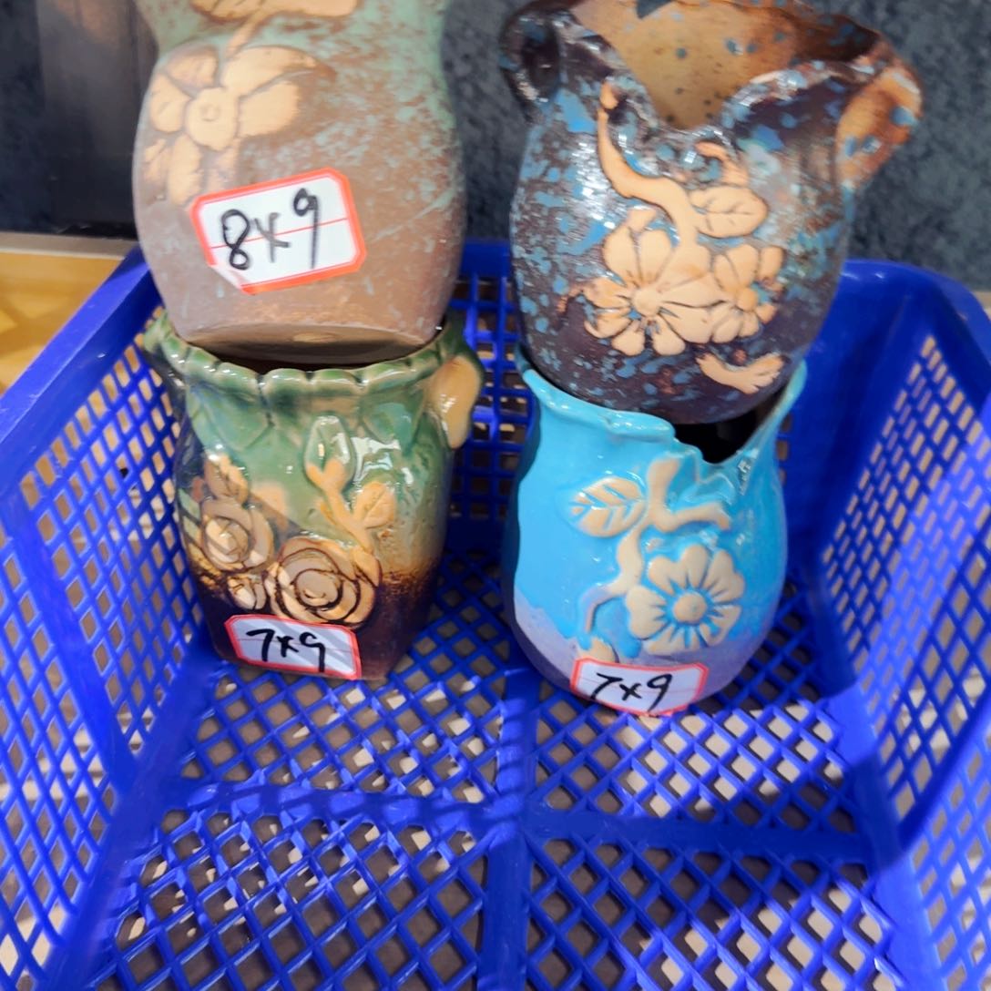 紫砂花盆粗陶盆醋