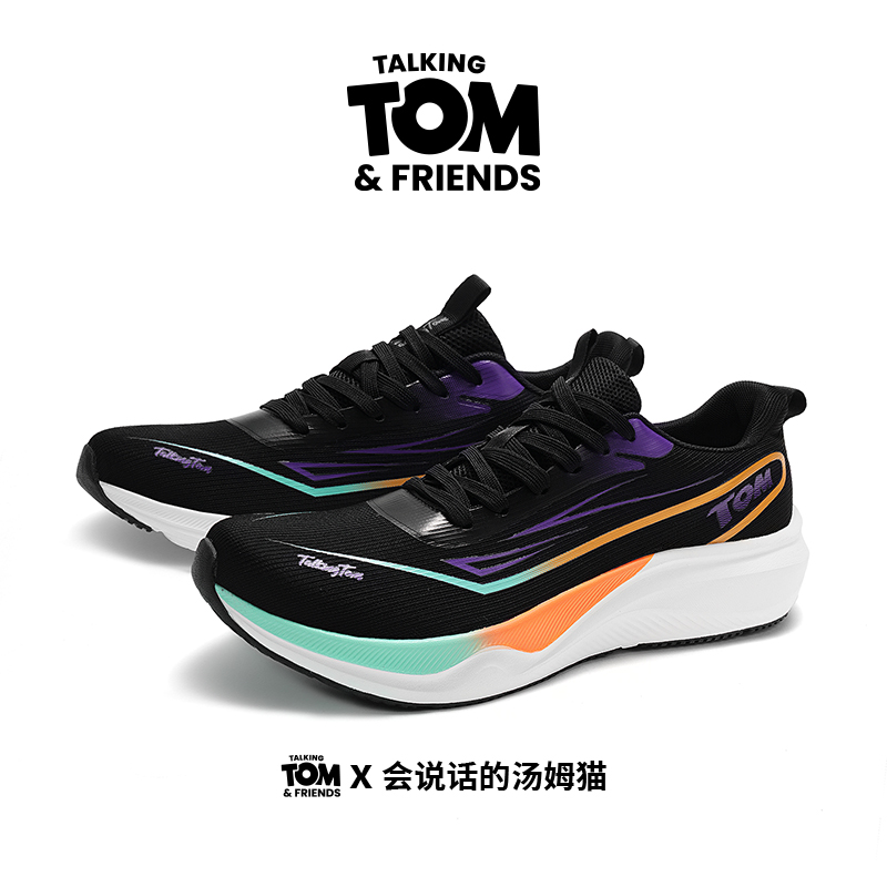 TALKING TOM/汤姆猫超轻跑步鞋运动鞋夏季软底舒适透气网面男女鞋