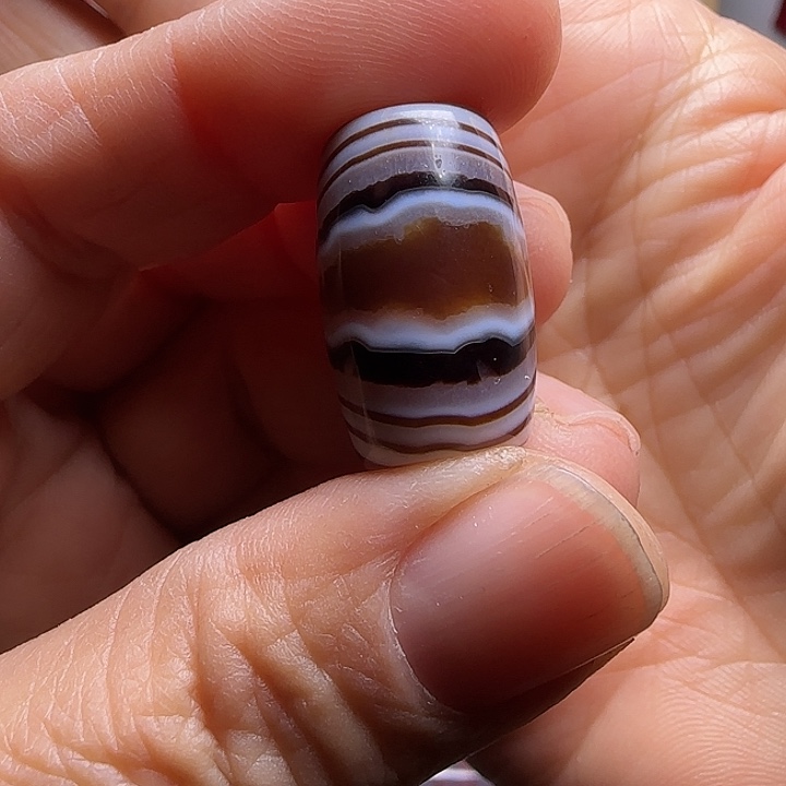 青***年玛瑙/玉髓合金颈饰