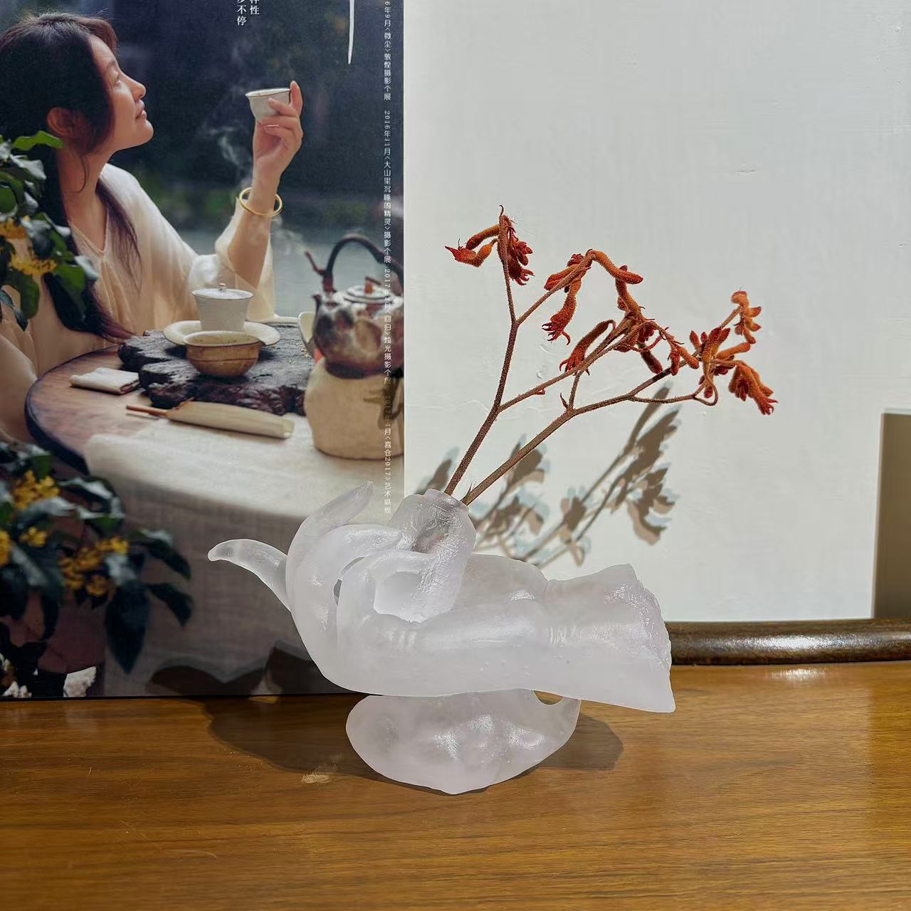 小喜宅 古法琉璃佛手花器