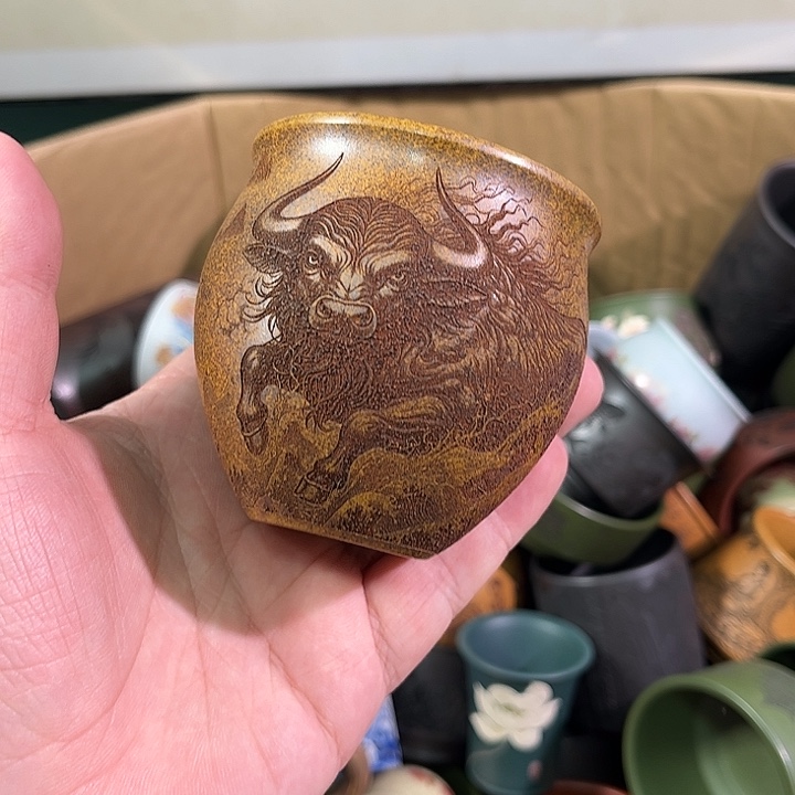 茶杯紫砂全手工紫砂主人杯