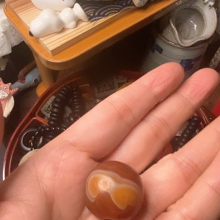 搪瓷no退no换红珠子