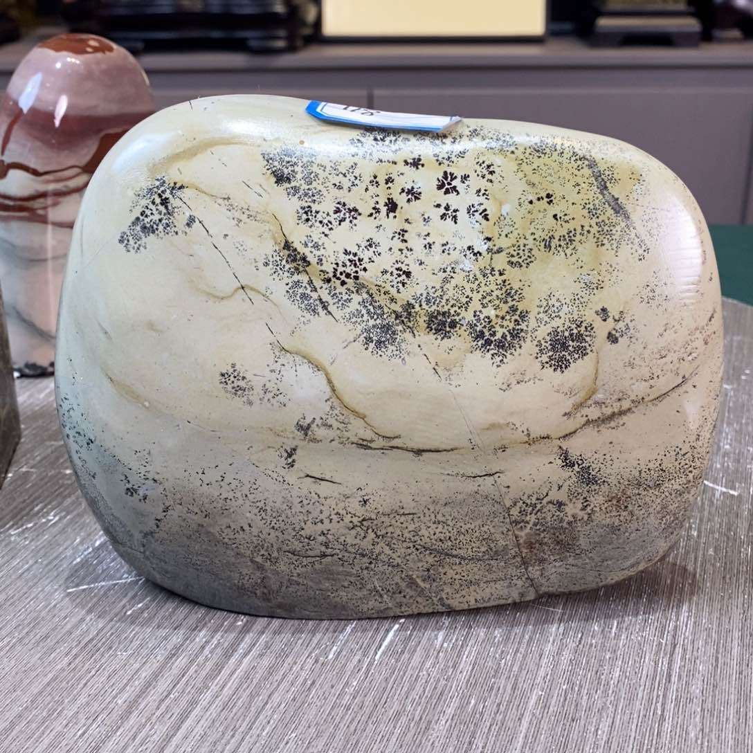 石材广西国画石草花石