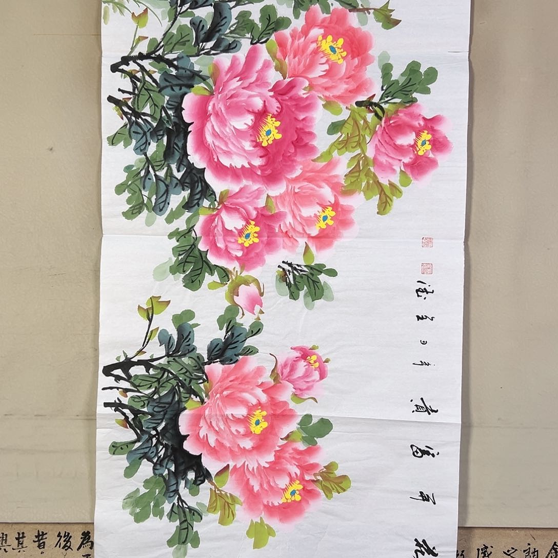 国画030 花鸟在此鸣叫时还要一