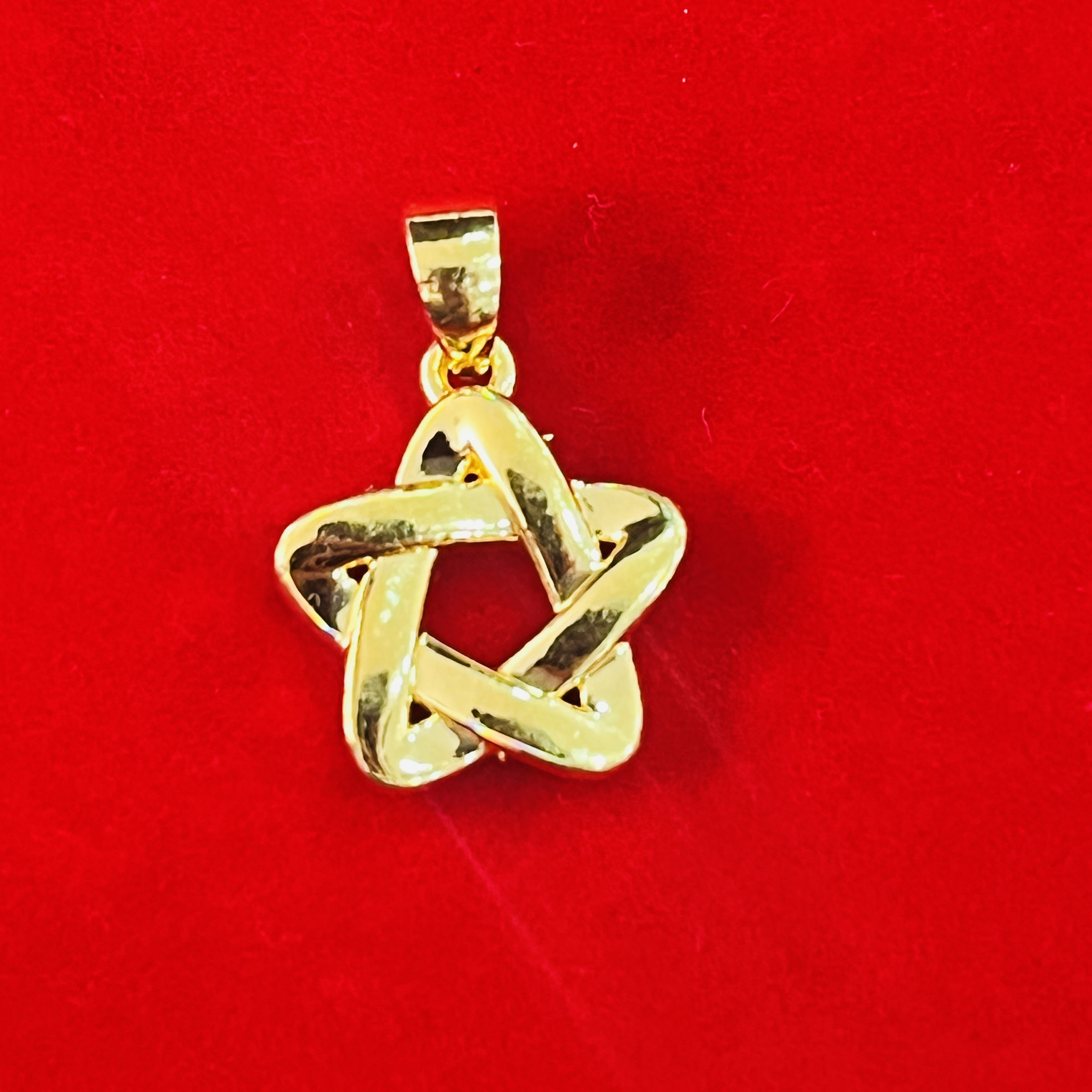 【思思专享】 足金999饰品 星星吊坠 1.23 ZP