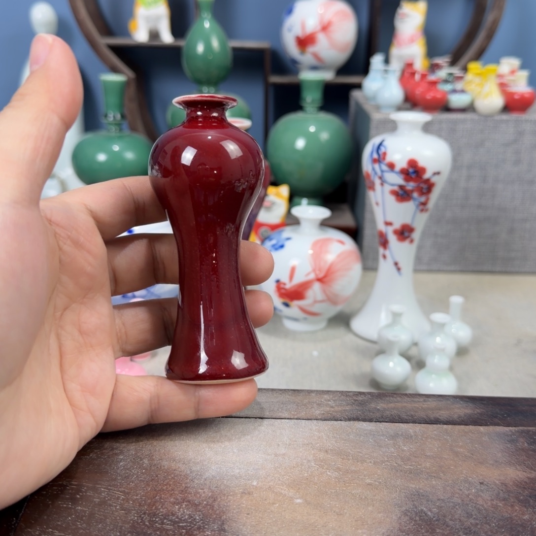 陶瓷手工小花器摆件