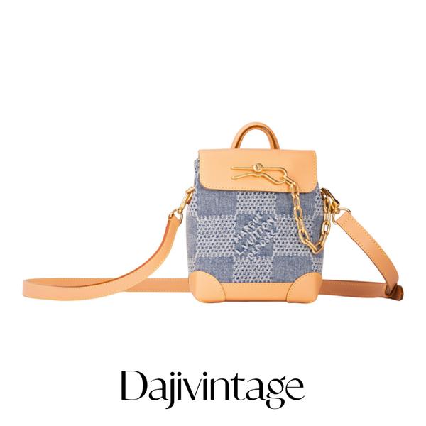 大吉中古/LV丹宁棋盘格Damies Denim斜挎包