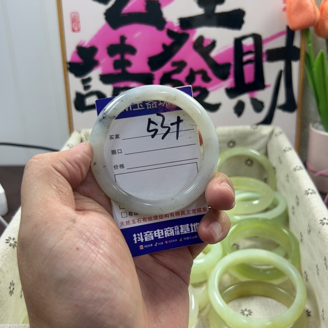 蛇纹石玉手镯未镶嵌569