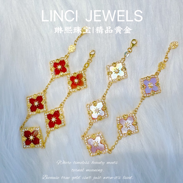 足金999布家经典手链（多样性发一）