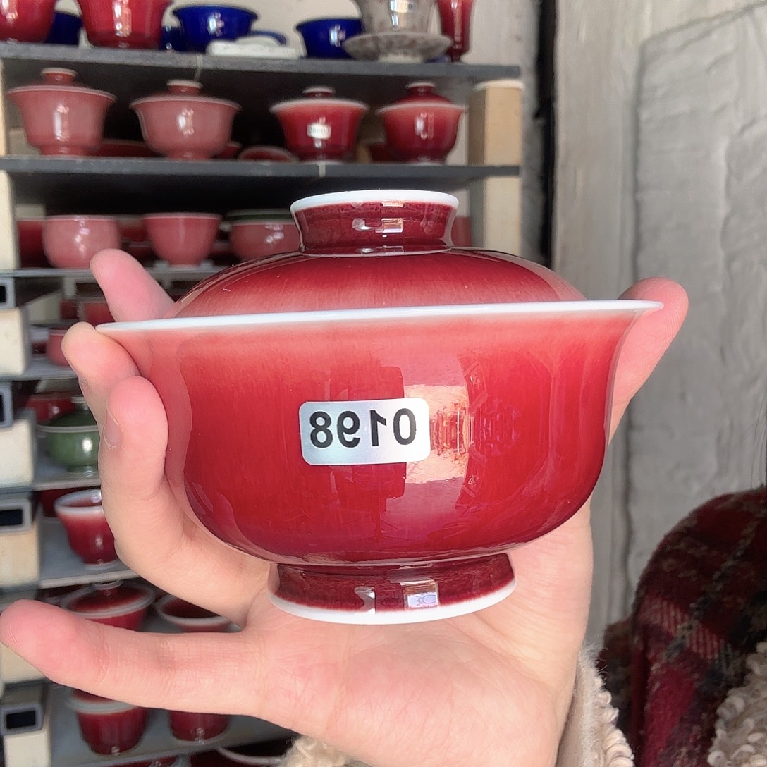 瓷片景德镇郎红陶瓷