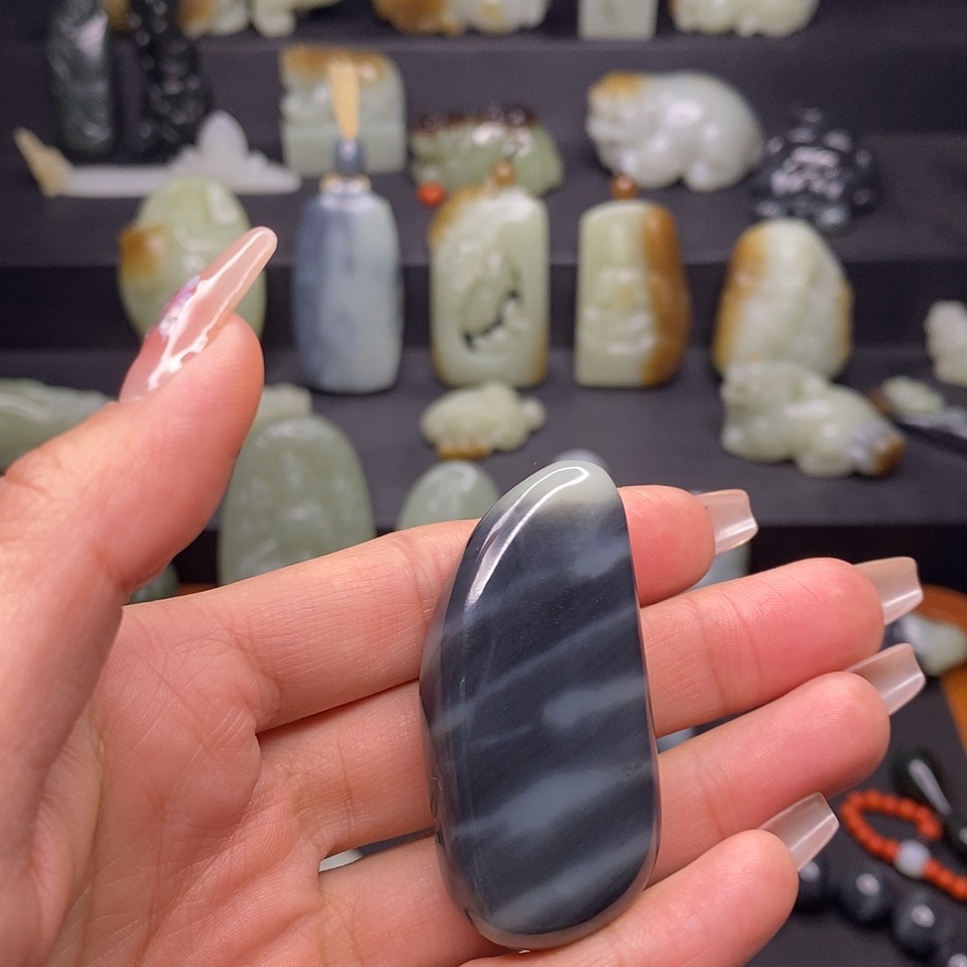 和田玉颈饰未镶嵌李*林