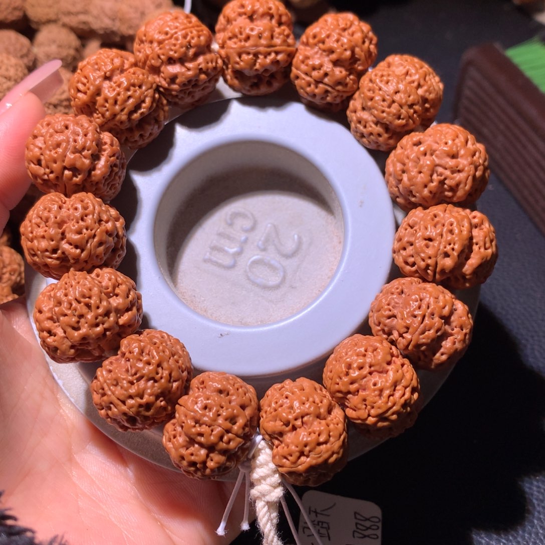 金刚菩提手串21+梁踏天定制梅花