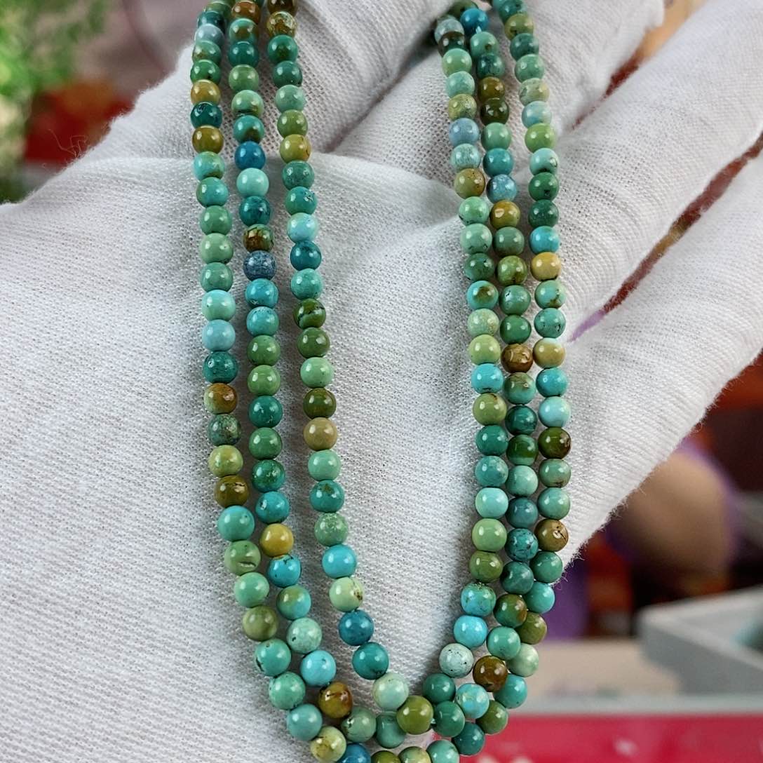 绿松石珠宝奇石未镶嵌?*雨