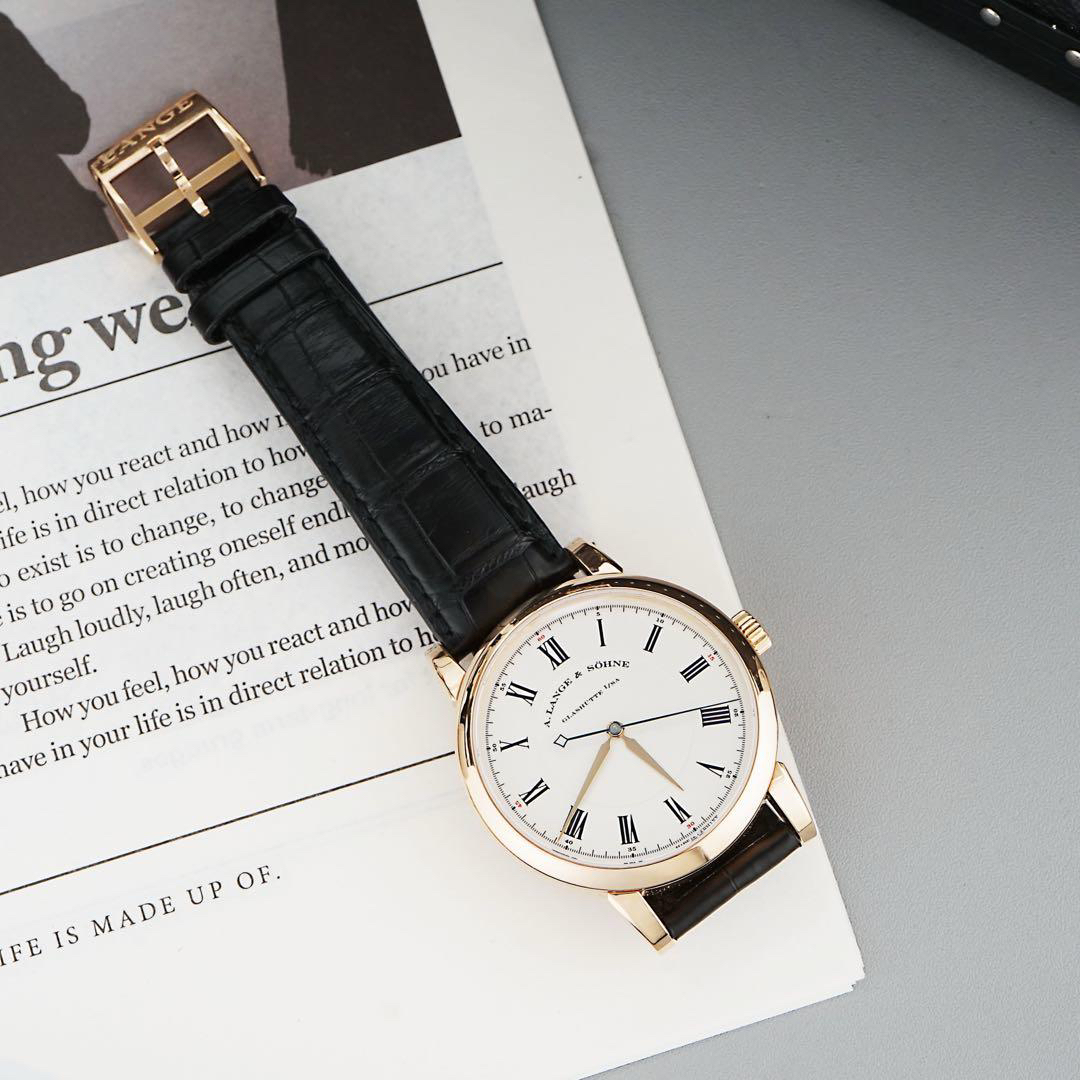 95新 A. Lange & Sohne/朗格 朗格玫瑰金自动机械单表