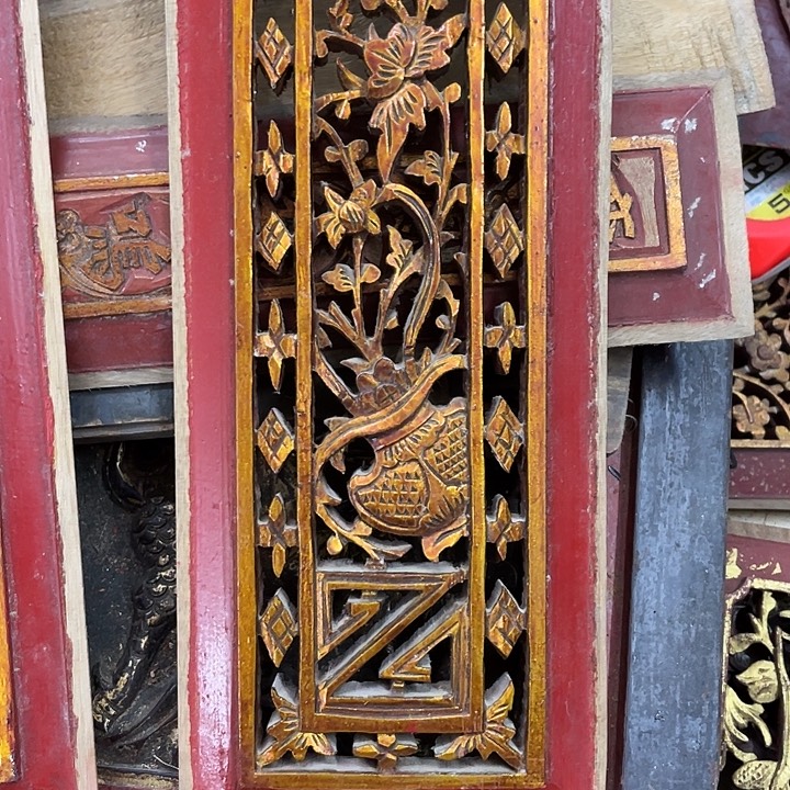 F***n香榧木老木雕花板老木雕花板