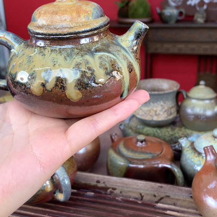 紫砂茶壶梦****3纯自然柴烧