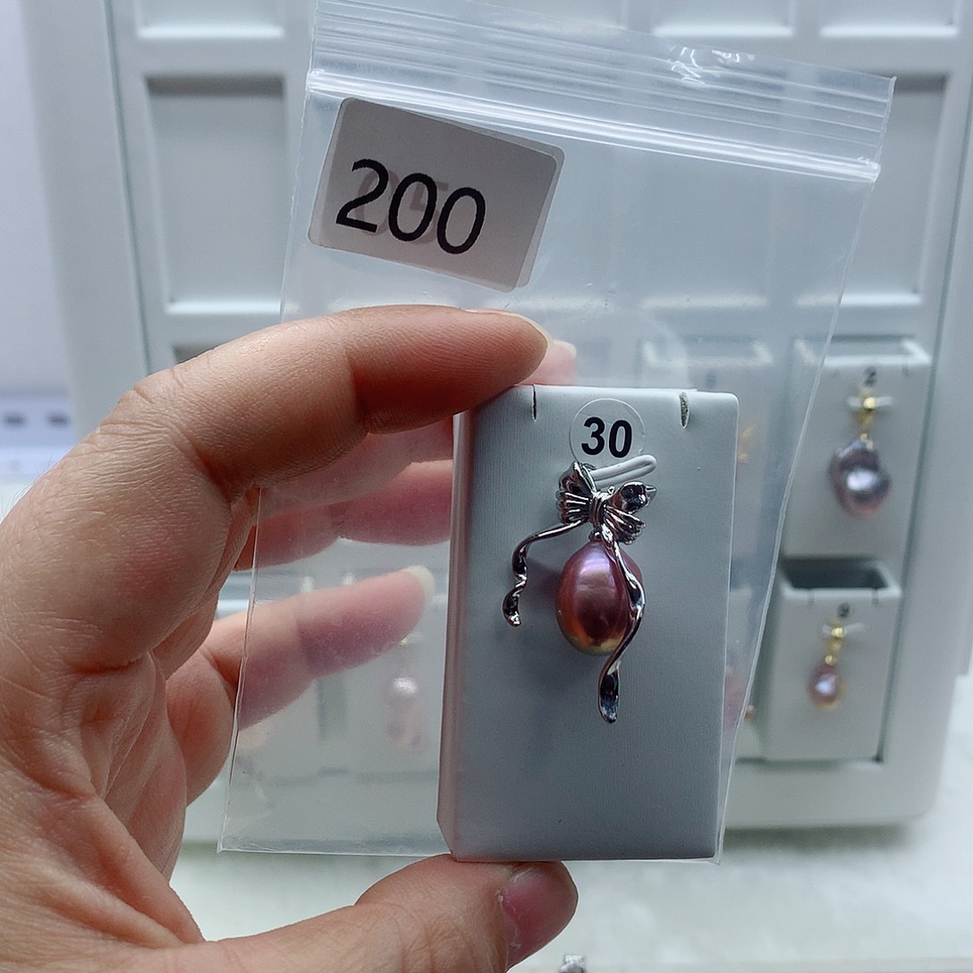 吊坠(不含链)淡水珍珠合金