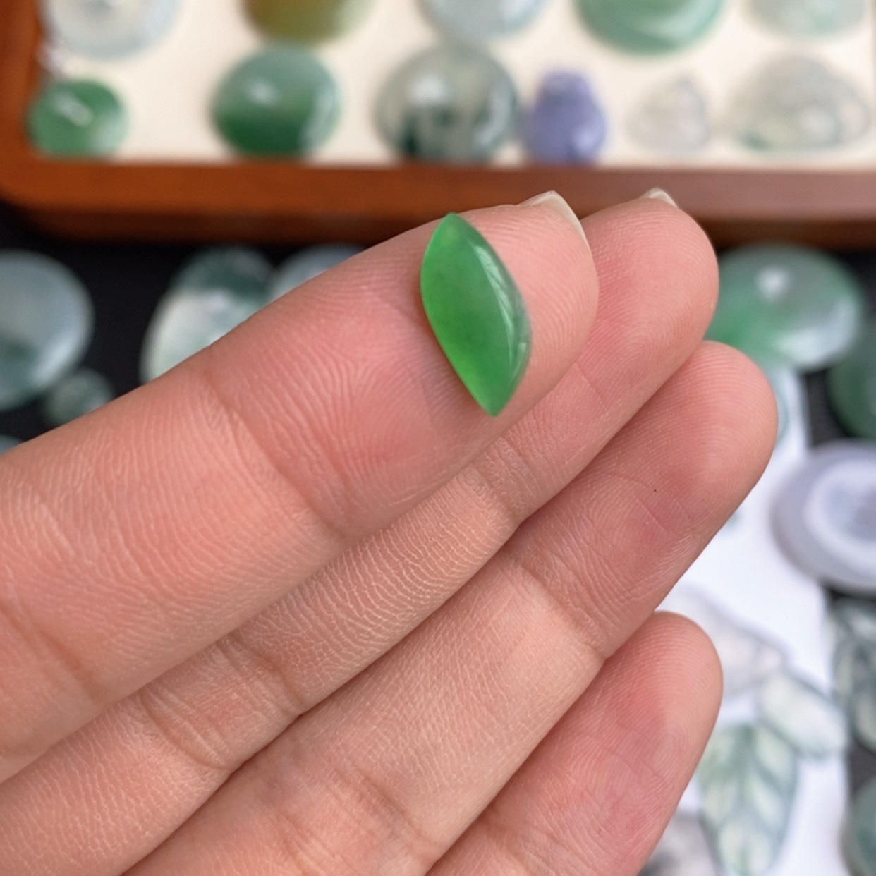 【闪购商品】翡翠颈饰未镶嵌微***行马眼