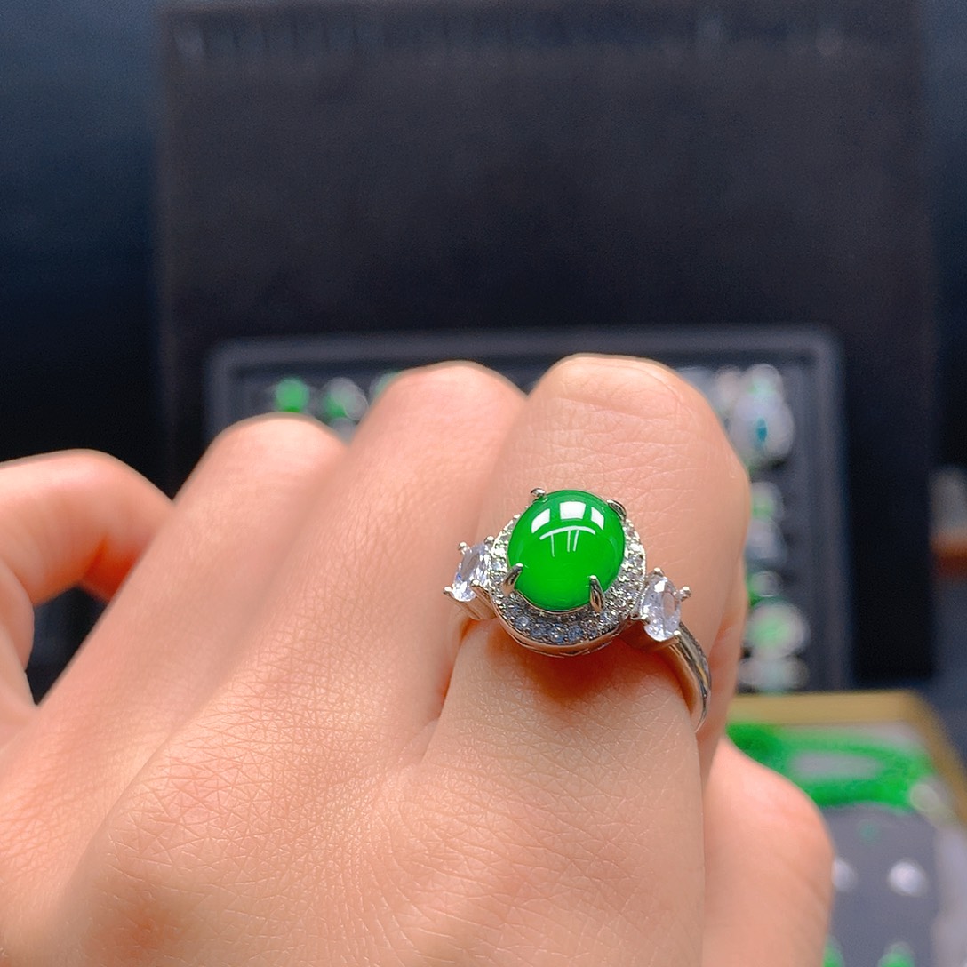 未镶嵌戒指翡翠天然翡翠