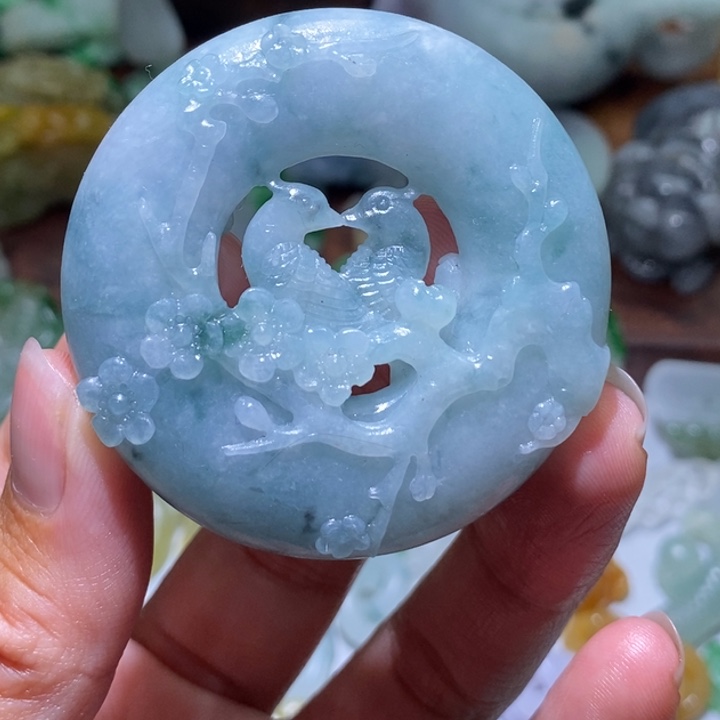 定制翡翠未镶嵌毛货