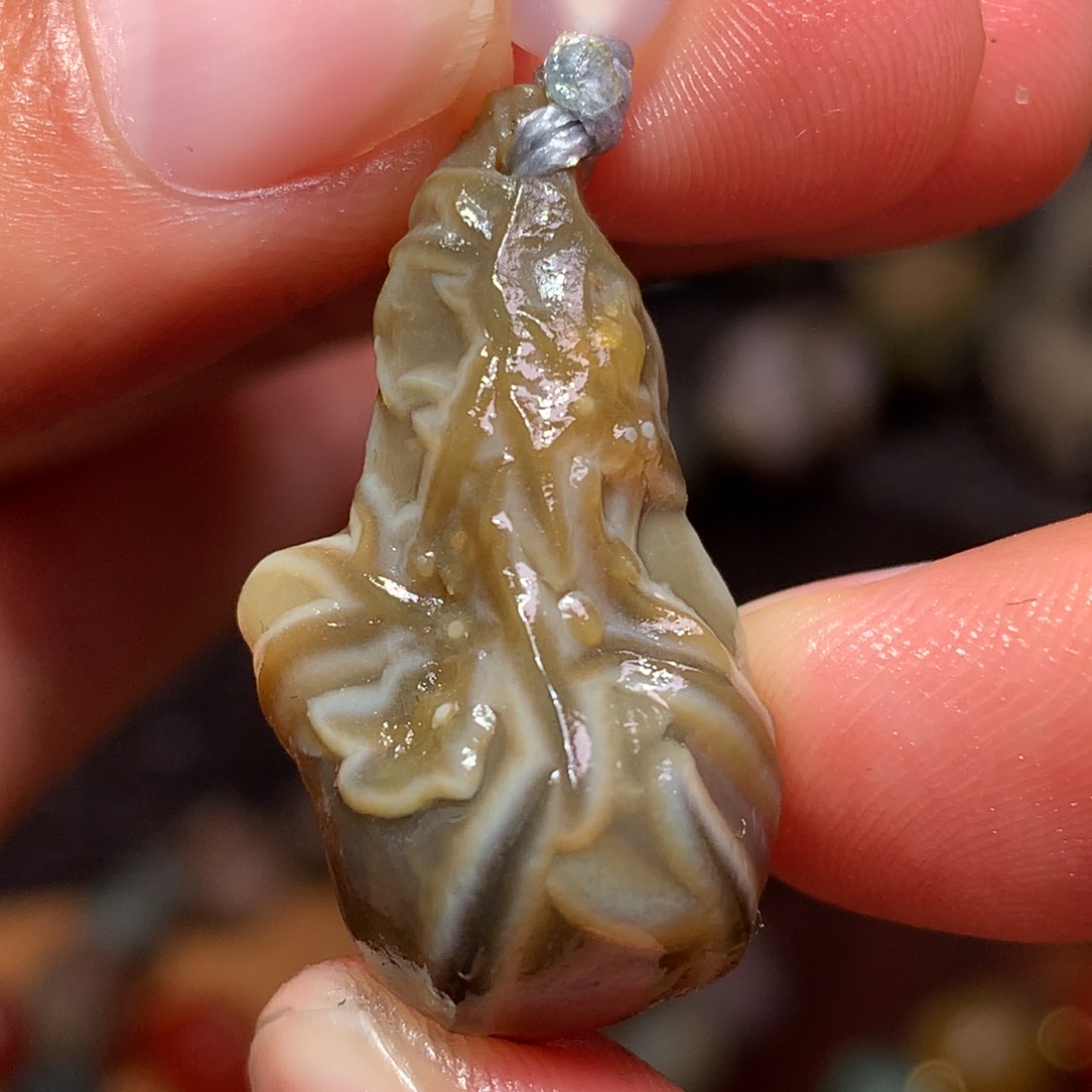 未镶嵌玛瑙/玉髓珠宝半成品