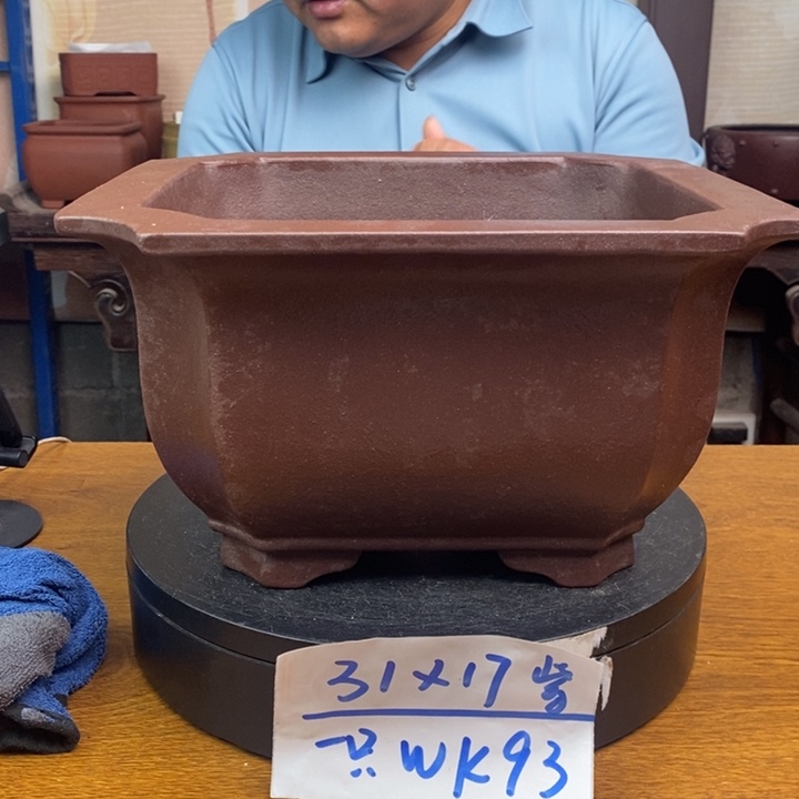 紫砂花盆货号一只WK93大