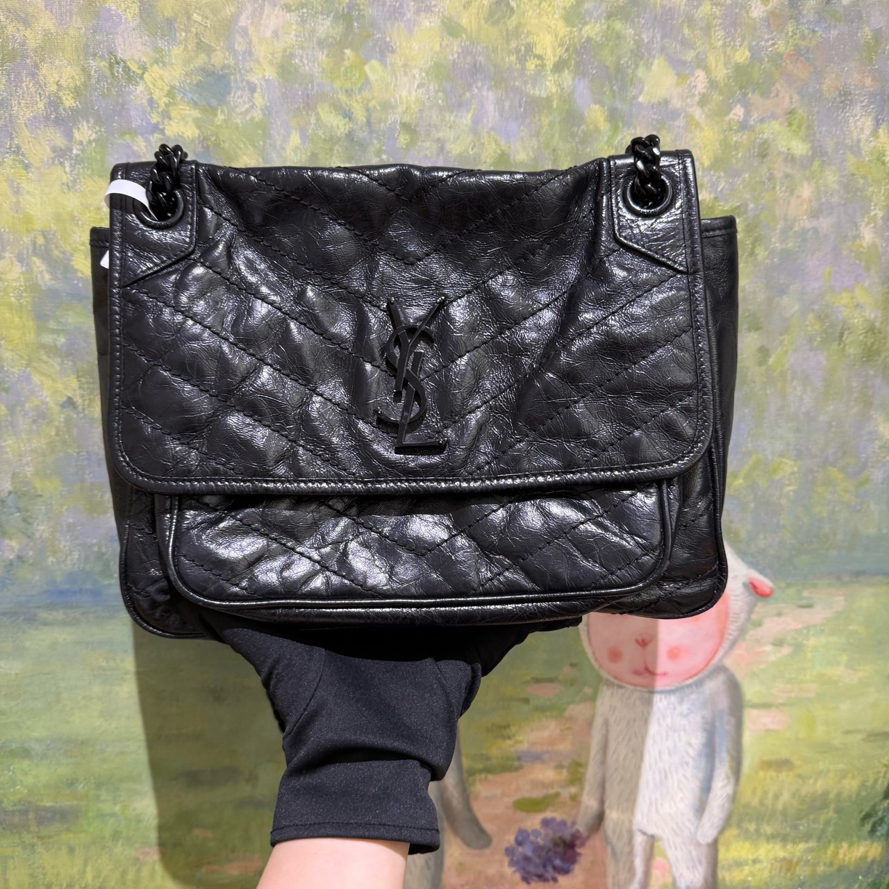 95新 YSL/圣罗兰  13478374/KIKIFIFI/中号niki