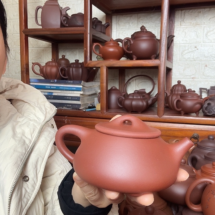 茶壶紫砂石瓢260cc半手工